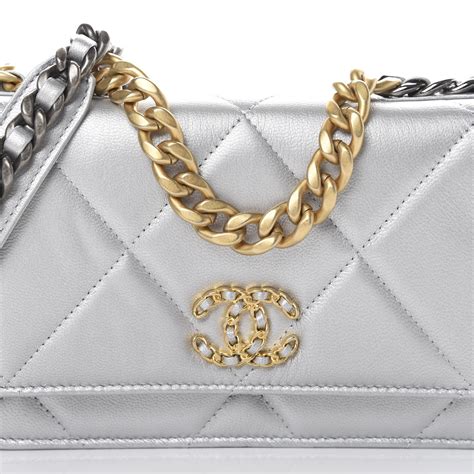 chanel woc silver chain|chanel handbags on chain.